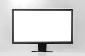 Black Monitor with White Blank Screen