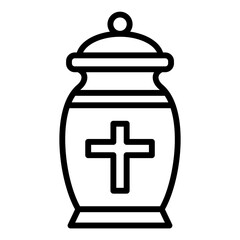 Obraz premium Urn Icon