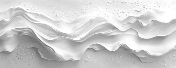 Abstract White Texture Organic Ripple Patterns and Swirls