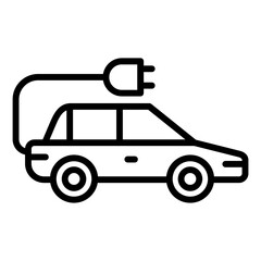 Electric Car Icon