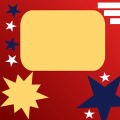 stars and stripes, poster, american flag theme, 4th july