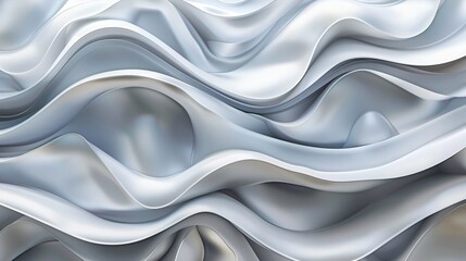 Fototapeta premium Abstract background with overlapping shades of silver gradient