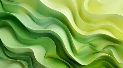 Fototapeta premium Abstract background with overlapping shades of spring green gradient