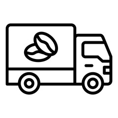 Coffee Truck Icon