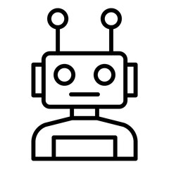 Naklejka premium Robotics Icon