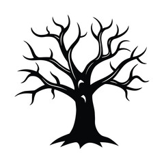 tree silhouette vector