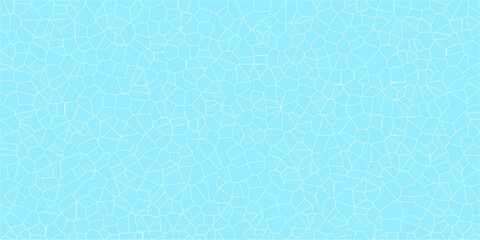 Cracks forming geometric shapes in a stylized layout

