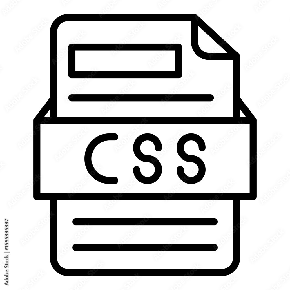 Wall mural css file icon