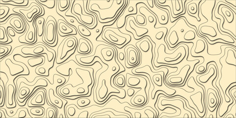 Contour-inspired line art with geographic elegance

