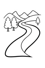 road to the mountain