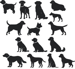 Seamless Vector Pattern of Dogs for Pet-Themed Designs