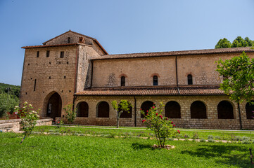 Priverno, Latina, Italy. Cistercian Abbey of Fossanova.