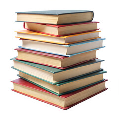 stack of Book isolated  on white background.