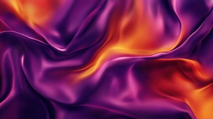A dynamic display of flowing, vibrant silk.