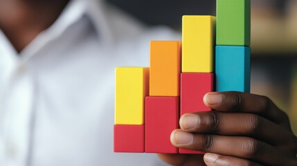 High-quality isolated image of a corporate executive holding a strategic growth plan, placed perfect for corporate branding