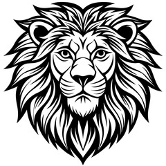Obraz premium head of lion