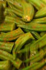 fresh okra 