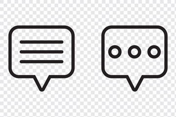 Comment icon. Comments vector flat icon. Comment icon speech bubble symbol Chat message icons - talk message Bubble chat icon. web vector icon. 