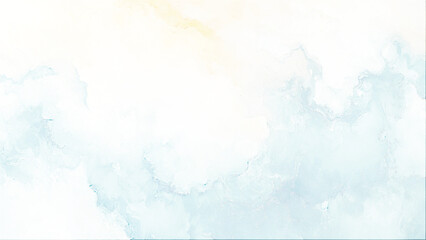 Obraz premium watercolor abstract painting of blue grunge texture, The morning fresh sky blue texture clouds, watercolor texture and watercolor and grunge blue paper.