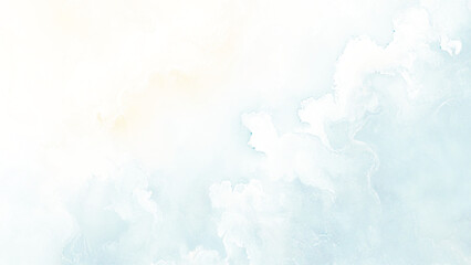 watercolor abstract painting of blue grunge texture, The morning fresh sky blue texture clouds, watercolor texture and watercolor and grunge blue paper.