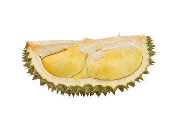 Fototapeta premium A close up view of a sliced papaya with seeds next to a whole papaya on a black background space