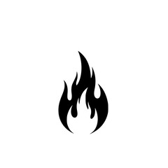 Fiery Silhouette of a Burning Flame for Dynamic and Intense Visuals