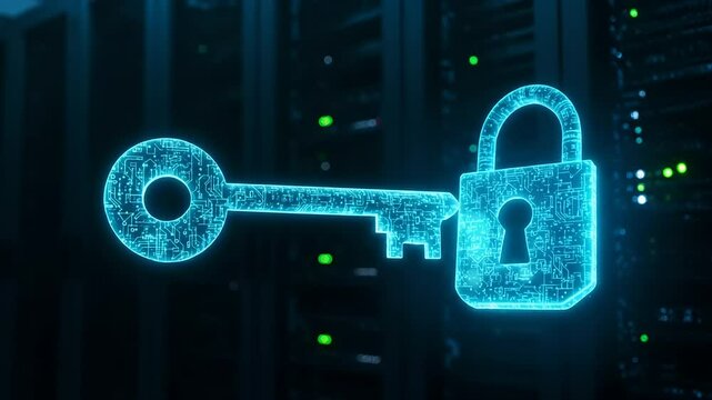 Digital key and lock in server room