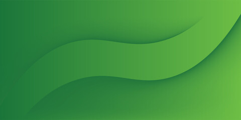 Abstract green background with smooth flowing curves and gradient shades. A fresh and dynamic design, ideal for nature themes, eco-friendly concepts, and modern digital applications.