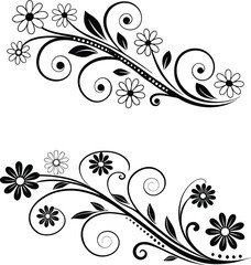 Abstract geometric pattern with vibrant color accents and bold typography