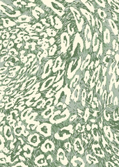Leopard skin pattern, animal leather seamless design © Sketch