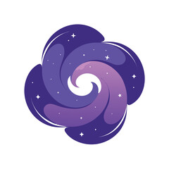 Galaxy Swirl Frames with Cosmic Dust Effects