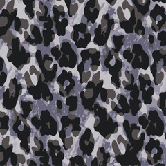 Leopard skin pattern, animal leather seamless design