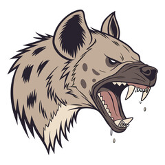 Here's a concise description:
A vector illustration of a wolf head mascot, ideal for a wild animal design, tattoo, or symbol art