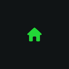 Fototapeta premium Home icon logo flat vector design