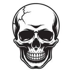 Halloween Skull & Skeleton SVG – Spooky Cut File for Cricut, Silhouette, Sublimation & DIY Crafts