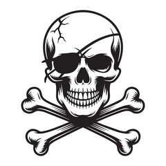 Halloween Skull & Skeleton SVG – Spooky Cut File for Cricut, Silhouette, Sublimation & DIY Crafts