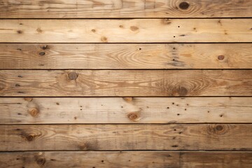 Obraz premium Natural rustic wooden planks with visible grain knots and nail heads forming a textured background