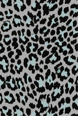 Leopard skin pattern, animal leather seamless design