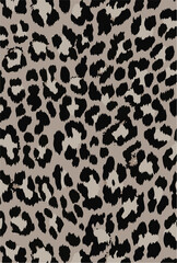 Leopard skin pattern, animal leather seamless design