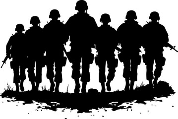 Soldiers  soldiers, military, army, vector bundle