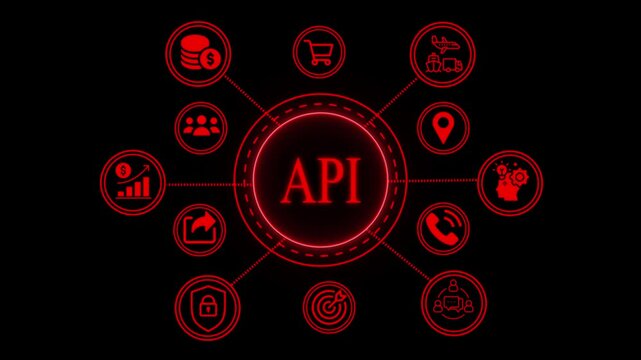 Internet, business, Technology and network concept. Application Programming Interface. Software development t,digital banking platform with secure online payment and technology transformation concept.