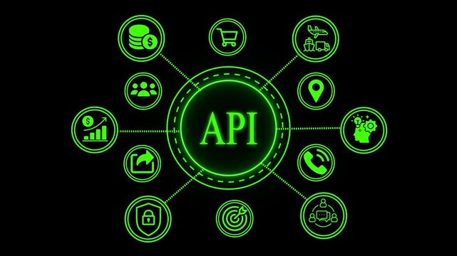 Internet, business, Technology and network concept. Application Programming Interface. Software development t,digital banking platform with secure online payment and technology transformation concept.