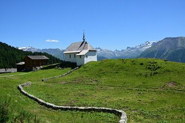 Bettmeralp Chapel, Valais, Switzerland