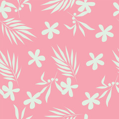 Vintage Pattern Flower Floral illustration Design Vector