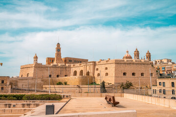 Historic fortress in Malta Island