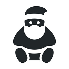 Obraz premium Cute gorilla cartoon character illustration in black and white