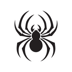 spider vector silhouette clip art logo design illustration collections