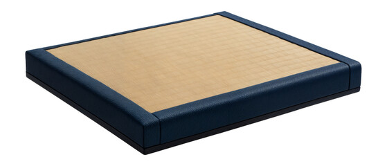 Traditional straw tatami mat with cloth edging for dojo use