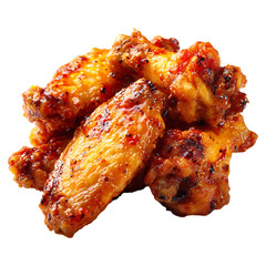 Delicious glazed chicken wings savory snack 