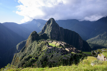 Naklejka premium Machu Picchu Peru one of the New Seven Wonders of the World 